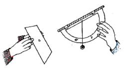 aiming clinometer at sun